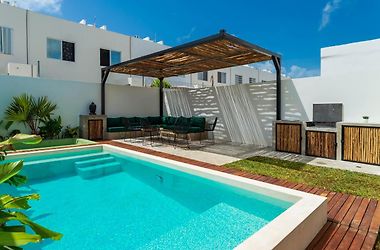 ALBERCA PRIVADA CON JACUZZI CALIENTE RESIDENCIAL VIGILADO 24H - 22 PLAYA  DEL CARMEN (México) | BOOKED